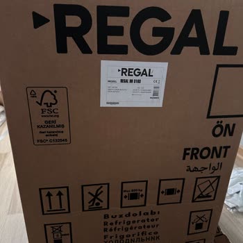 Vestel A-101 Den Aldığım Regal Buzdolabı Kutusunda Dondurucu Çıktı