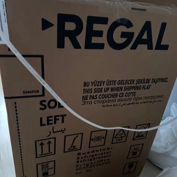Vestel A-101 Den Aldığım Regal Buzdolabı Kutusunda Dondurucu Çıktı
