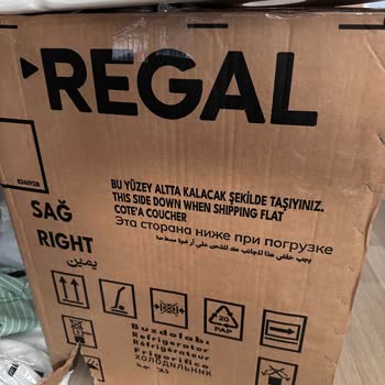 Vestel A-101 Den Aldığım Regal Buzdolabı Kutusunda Dondurucu Çıktı