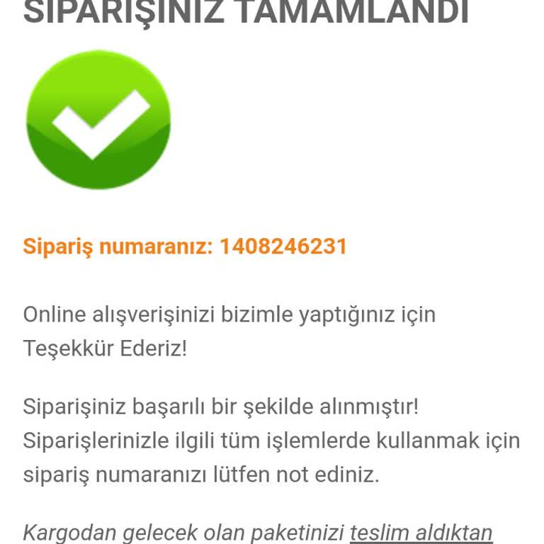 SüpürgeMarket İade İçin Yetkilinin Bana Geri Dönüş Yapsın Lütfen