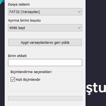 Monster SD Kart Biçimlendirme Hatası