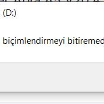 Monster SD Kart Biçimlendirme Hatası