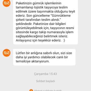 Temu Müşteri Hizmetleri Sorunsalı Teslim Edilemeyen Ürünler