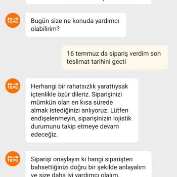 Temu Müşteri Hizmetleri Sorunsalı Teslim Edilemeyen Ürünler