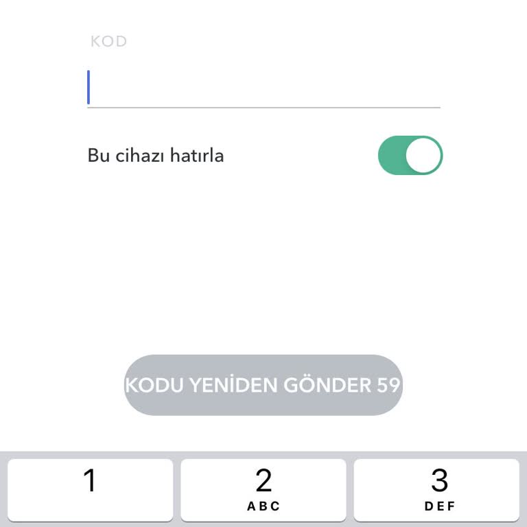 Snapchat Telefon Numaramı Değiştirdim. Eski Telefon Numarama Kod Gidiyor.