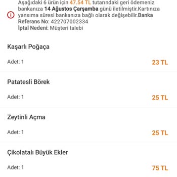 Trendyol Para İadesi Yapılmadı