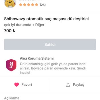 Gardrops Bozuk Ürün Geldi