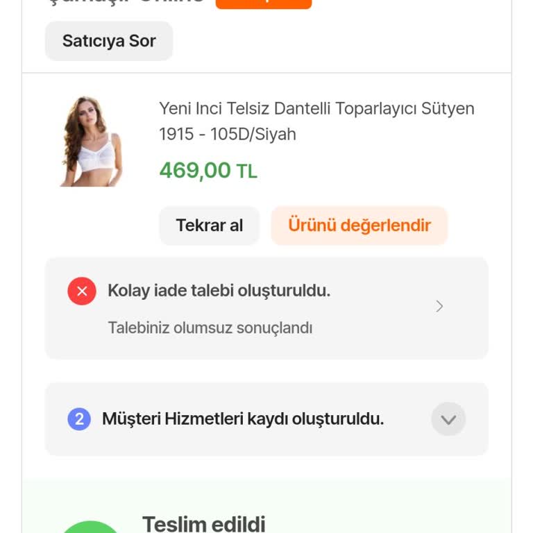 Hepsiburada'dan Aldığım Ürün Beklentilerimi Karşılamadı