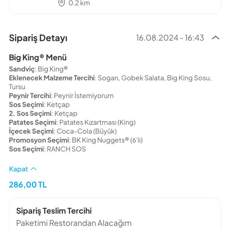 Tıkla Gelsin Eksik Sipariş Sorunu