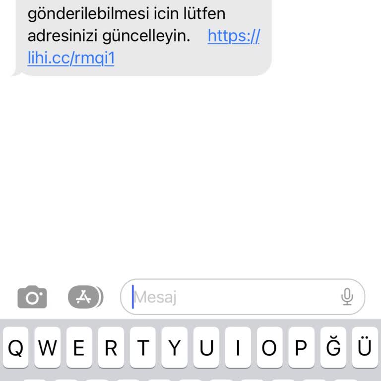 PTT Kargo +220 Kodlu SMS