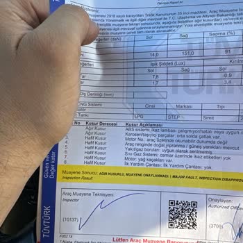 Tüvtürk Giderilen Arızaları Giderilmedi Gösterip Aracımı Bıraktı