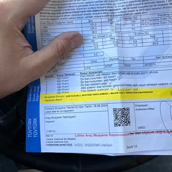 Tüvtürk Giderilen Arızaları Giderilmedi Gösterip Aracımı Bıraktı