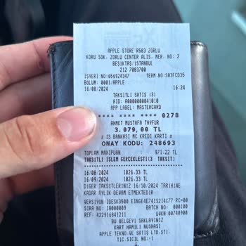 Apple Store, Taksit İstemediğim Halde Taksit Yapılması.