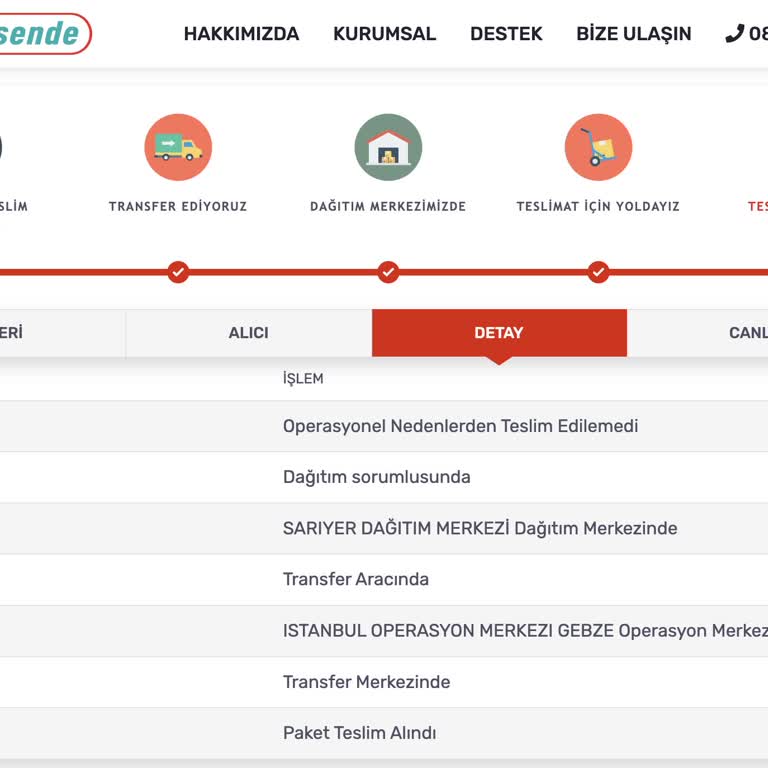 D&R Tarafından Kullanılan Kargo Şirketi Paket Dağıtımı Yapmıyor