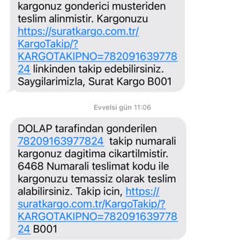 Sürat Kargo Paketimi Teslim Aldı Kargom Bende Teslim Görünüyor