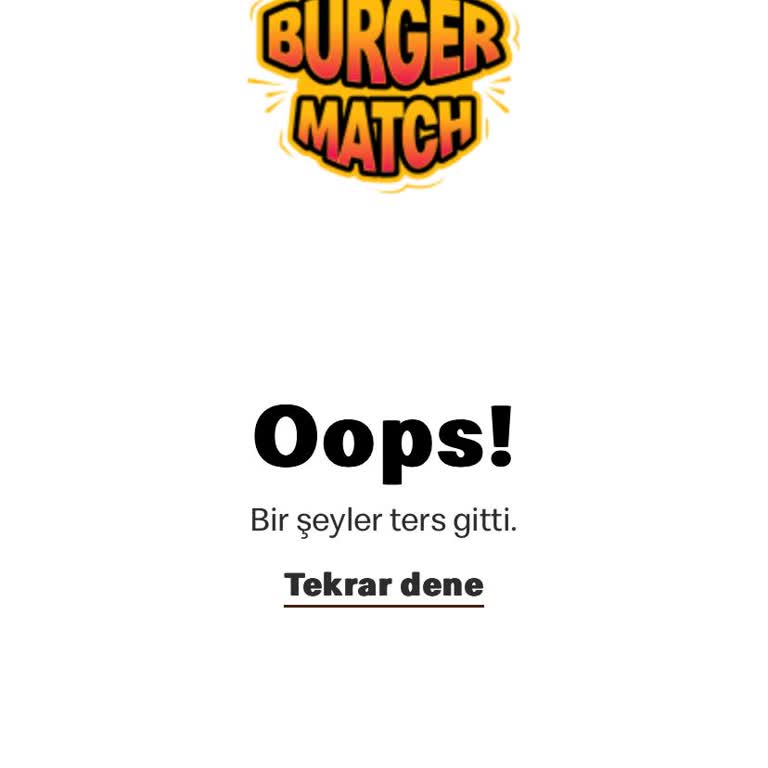McDonald's Burger Crush Sorunu