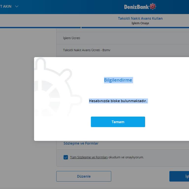 Denizbank Kredi Kartı Borcumu Ödedim Bloke 1 Aydır Kalkmıyor