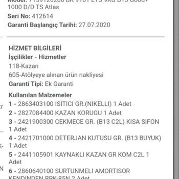 Beko Arızalı Ç. Makine