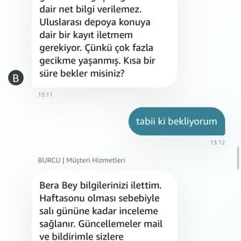 Amazon 15 Gün Yurt Dışı Siparişimi Bekletti Ve İptal Etti