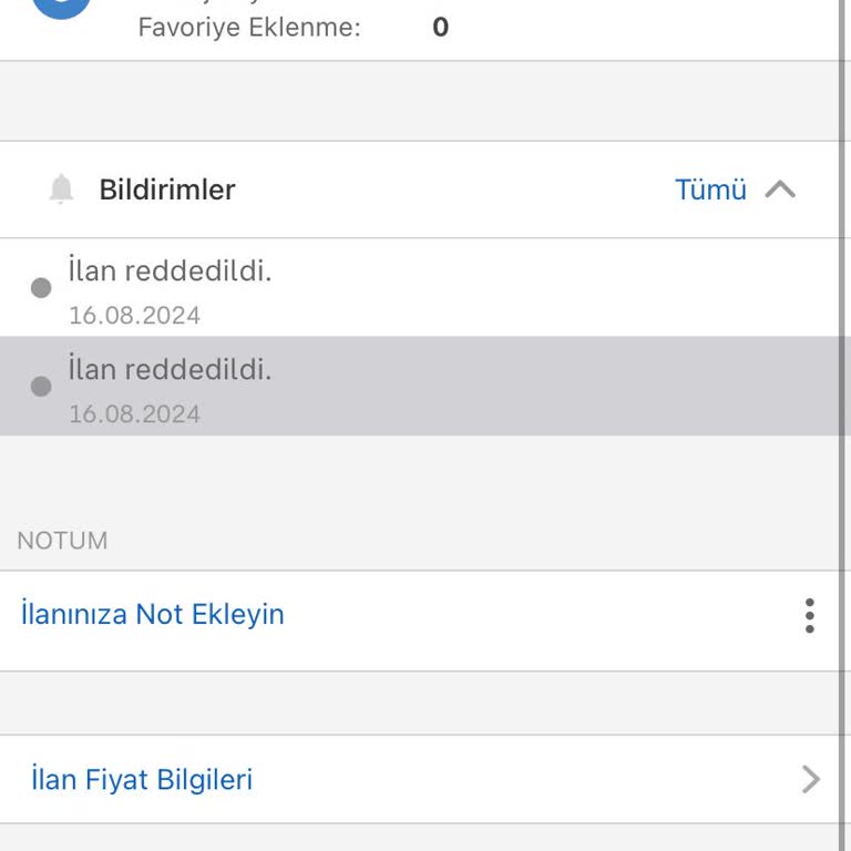 Sahibinden İlan Reddedilmesi Ve Yayınlanmaması