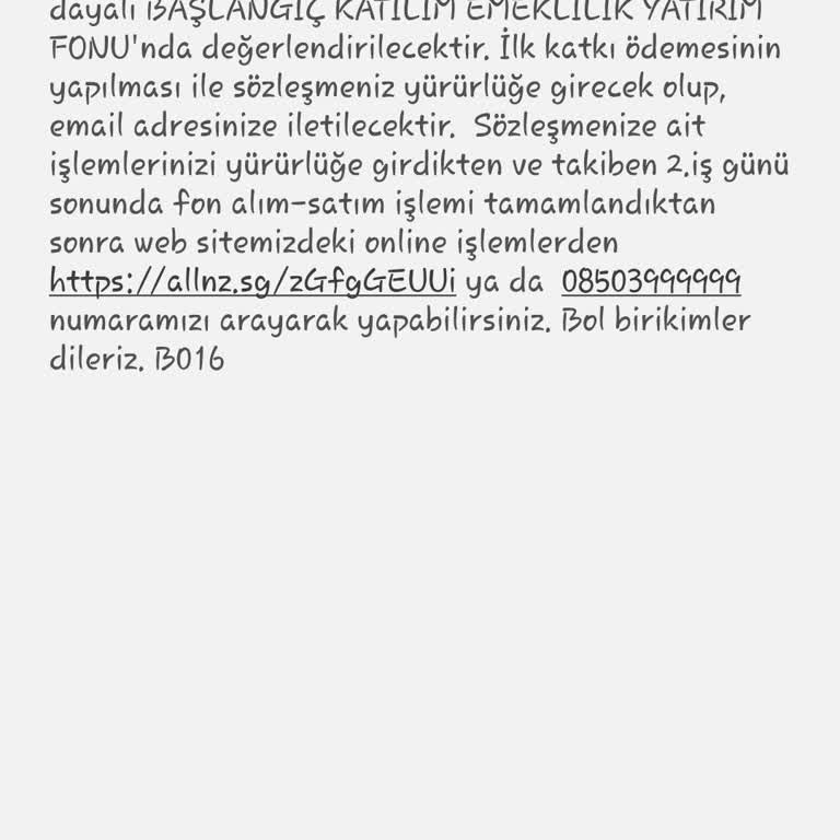 Allianz Sigorta'dan Gelen Can Sıkıcı Mesaj