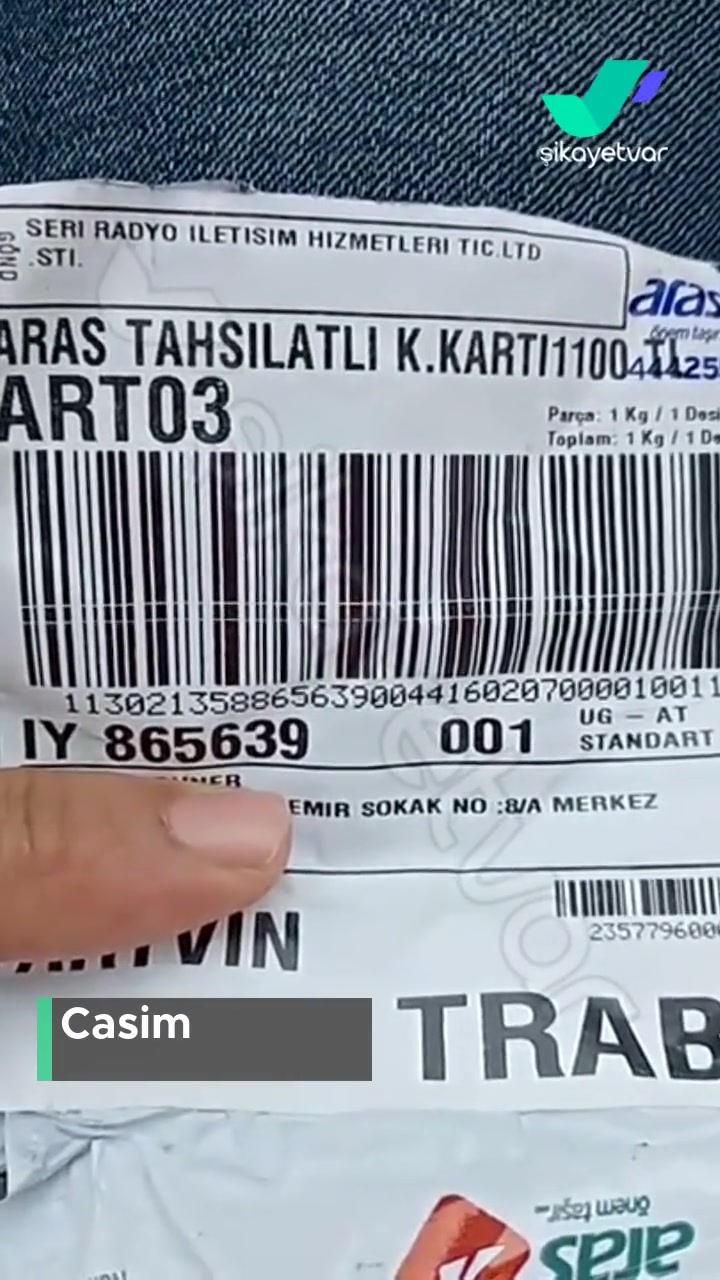 Seri İletişim Reklam Ve Organizasyon Ürün Yanlış Gelmiştir videonun kapak resmi