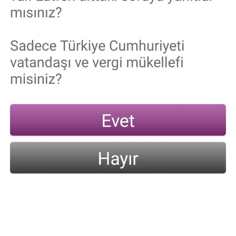 Enpara Mobil Uygulamasında Zorunlu Anket Sorunu