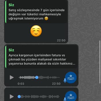 Mervenakyuz İade Kabul Etmiyor