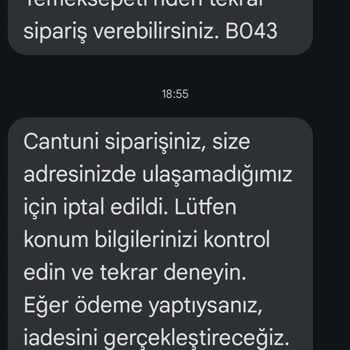 Yemeksepeti Kuryesi Siparişimi Teslim Etmeyip Kendisi Aldı.