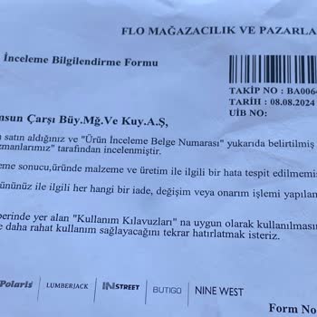 FLO Ayakkabı Aldığım Terlikten Kaynaklanan Sorunlar