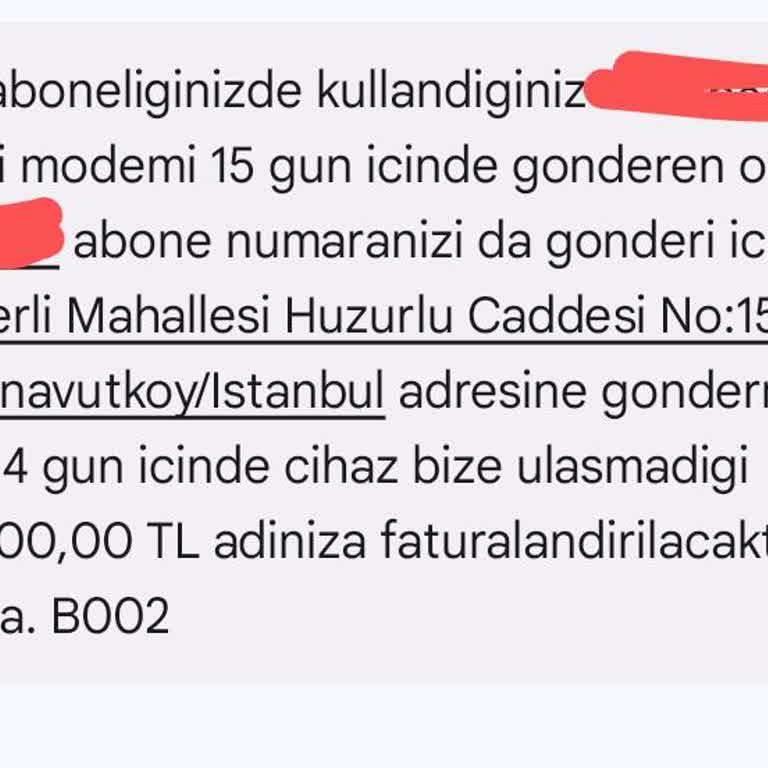 Millenicom Gönderen Ödemeli Modem