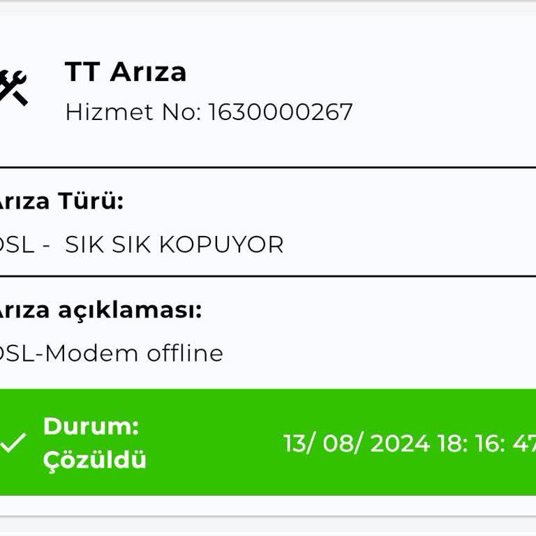 TÜRKSAT Kablo Net Yetkilileri Sorunumu Çözmediler