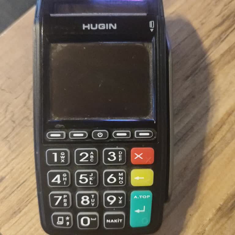 Hugin Yazarkasa Pos Cihazında Teknik Destek Sorunu
