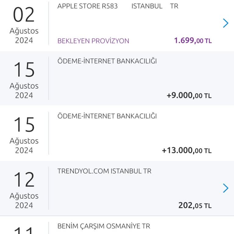 Yapı Kredi Bankası Provizyonda Görünen Paranın İadesi
