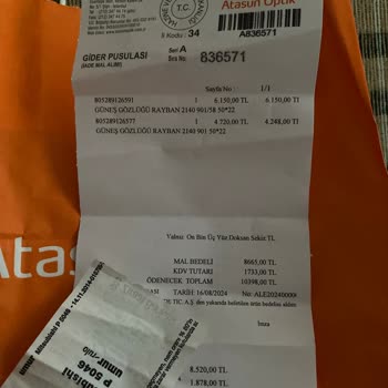 Atasun Optik Yanlış Yönlendirme Ve İade Sürecinde Yaşanan Sorunlar