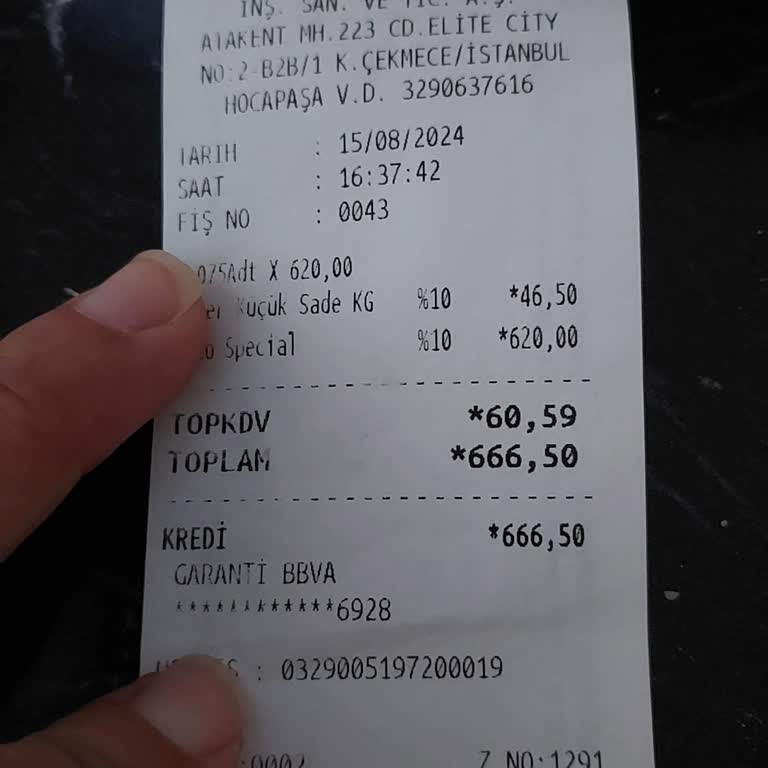 Hacı Sayid Elit City Bozuk Ürün