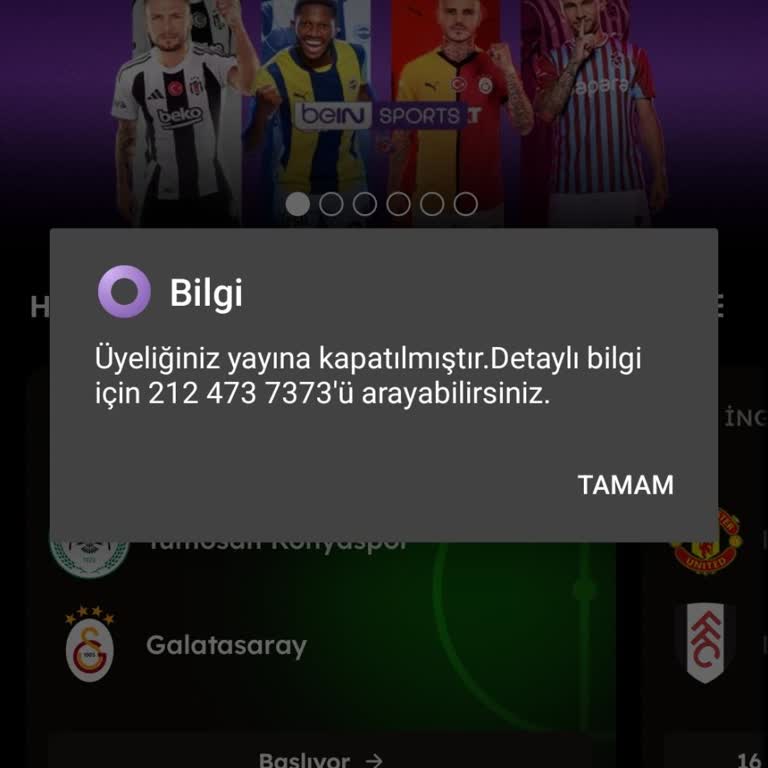 Digiturk Beın Connect'e 1 Yıl Üyelik Aldım Maçları İzleyemiyorum