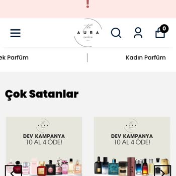 Auraparfum.com.tr Parfüm Kampanyasında Hayal Kırıklığı