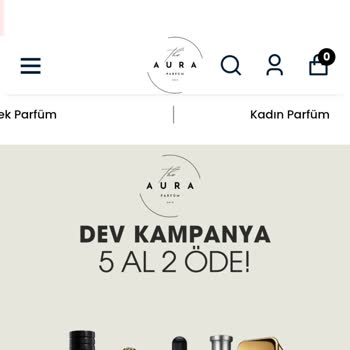 Auraparfum.com.tr Parfüm Kampanyasında Hayal Kırıklığı