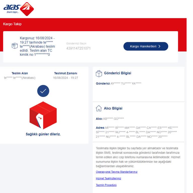 Aras Kargo'nun Sürekli Hatalı Teslimatları Ve Müşteri Mağduriyeti