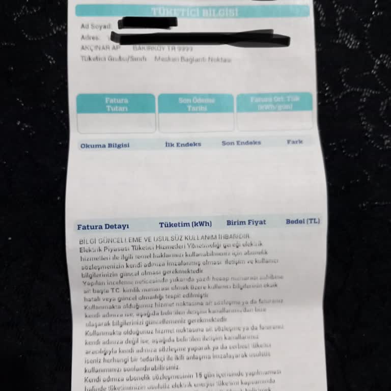 CK Boğaziçi Elektrik Usulsüz Kullanım Bildirimi