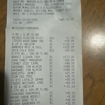 Migros Dardanel Konserve Sardalya Kurt Var