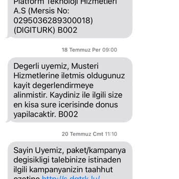 Digiturk Fazla Faturadan Kredi Kartımdan Para Çekti