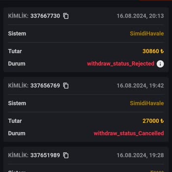 Nowbet7.com Yatırım Yaptığım Sitede Kazançlarım Silindi