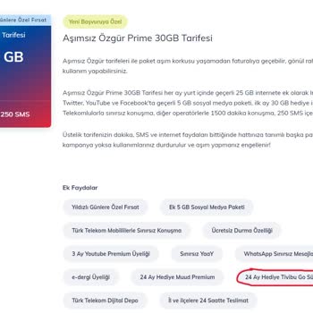 Türk Telekom Tivibu Go Süper Paket Paketi Hk.