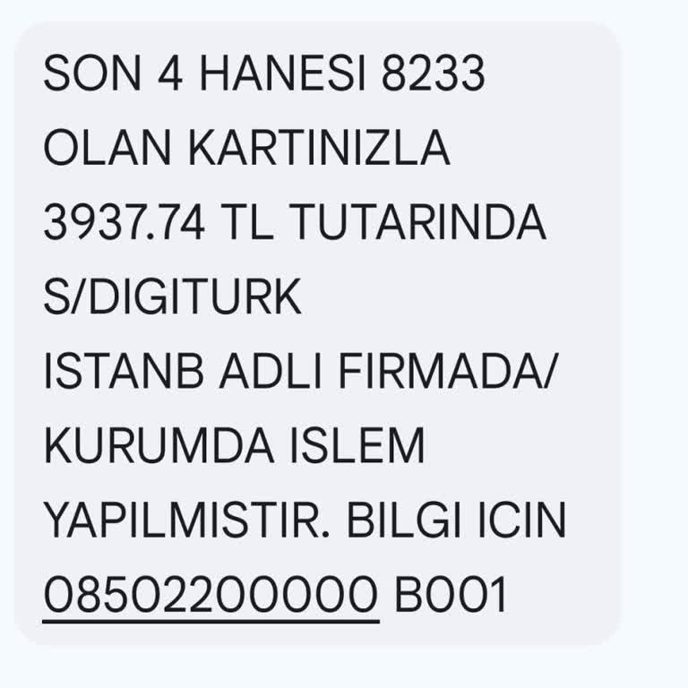 Digiturk Yanıltıcı Paket Bilgilendirmesi