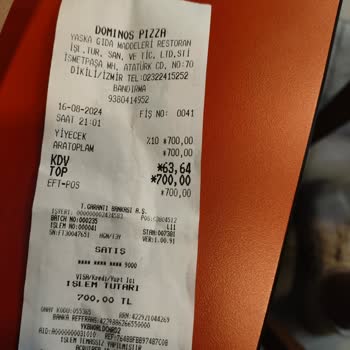 Domino's Pizza İnternet Fiyatı Ve Şube Fiyatı Arasındaki Büyük Fark