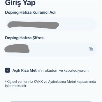 Doping Hafıza Uygulamaya Erişim Sıkıntısı