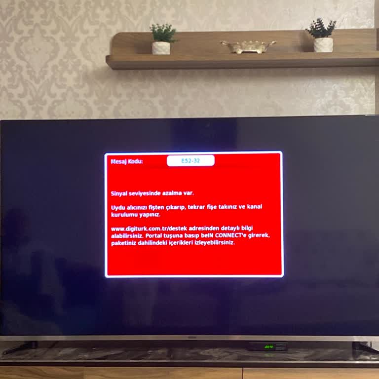 Digiturk E52-32 Sinyal Azalma Hatası