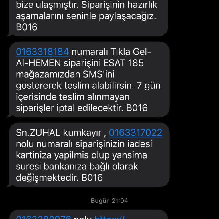Watsons Online Sipariş Sorunu!